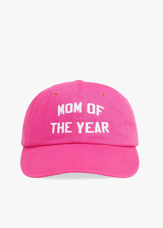 The Mom Of The Year Baseball Hat - Pink