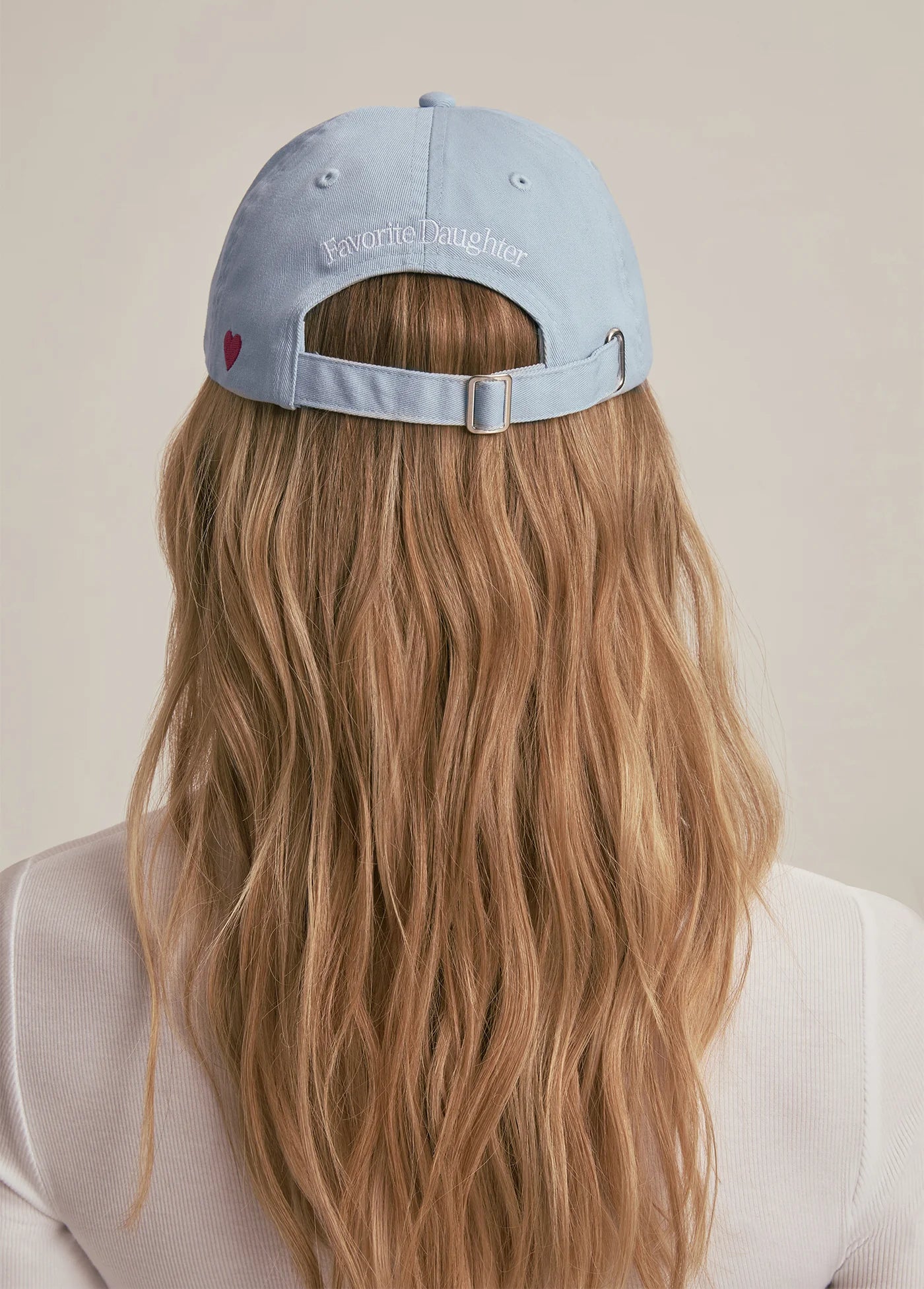 Bridesmaid Heart Baseball Hat - Light Blue