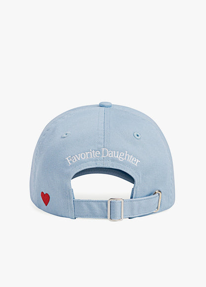 Bridesmaid Heart Baseball Hat - Light Blue