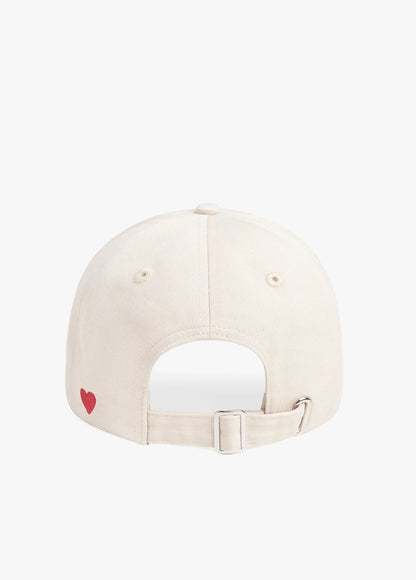 The Classic Logo Baseball Heart Hat - Khaki