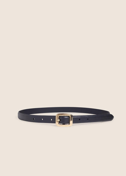 The Elle Belt - Black/Antique Brass