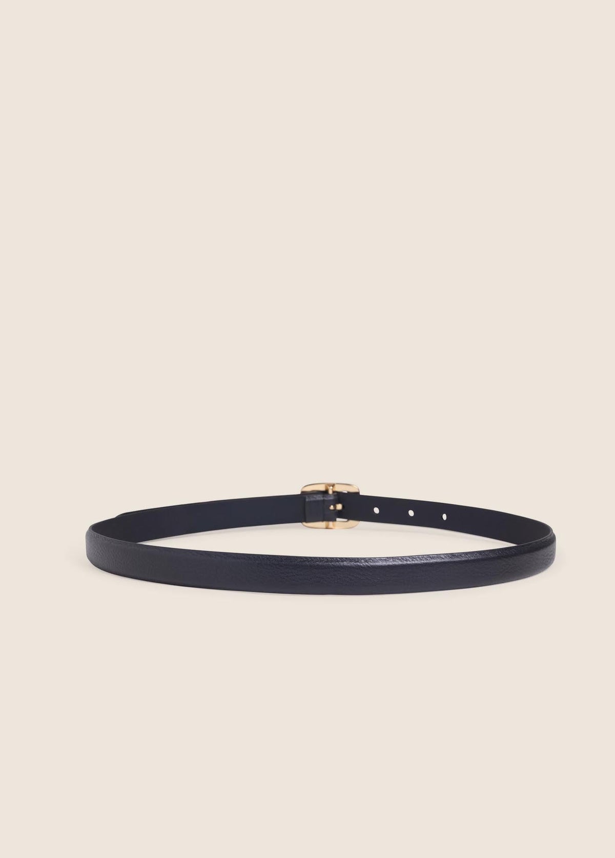 The Elle Belt - Black/Antique Brass