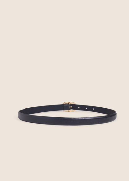 The Elle Belt - Black/Antique Brass