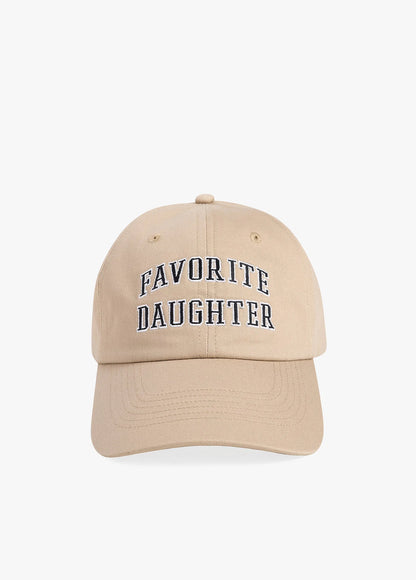 The Collegiate Logo Baseball Hat - Oatmeal
