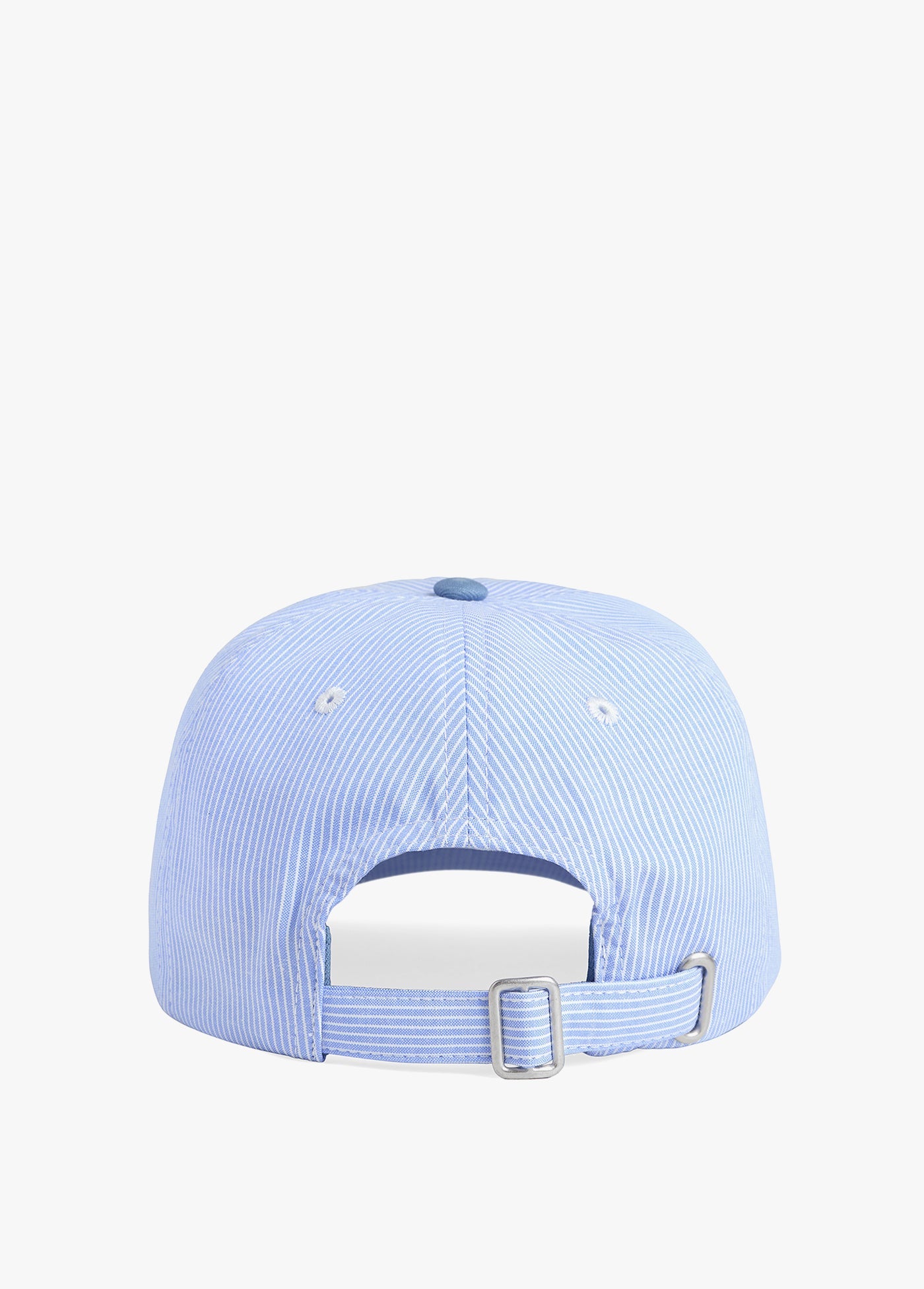 The Stripe Logo Baseball Hat - Blue/White Stripe