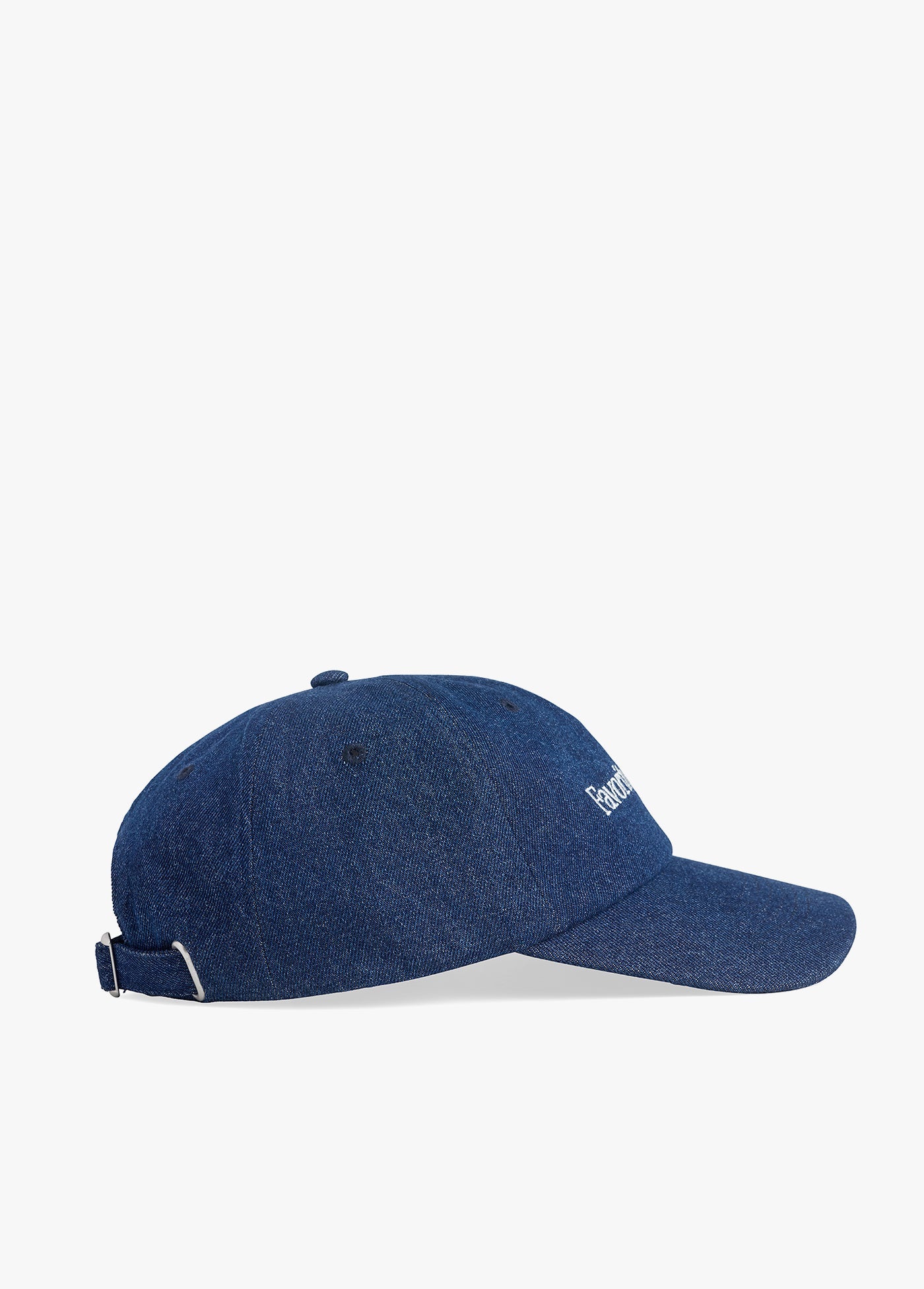The Washed Denim Baseball Hat - Dark Wash
