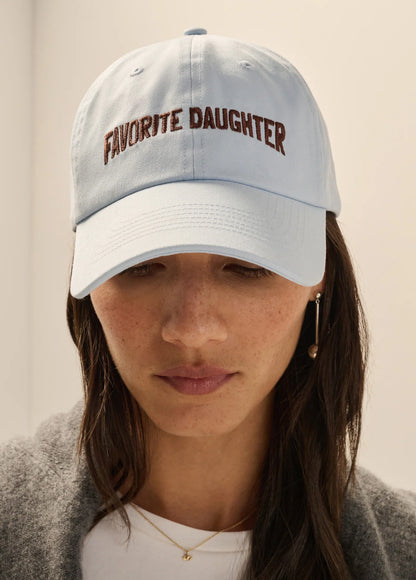 The Heritage Baseball Hat - Light Blue/Espresso