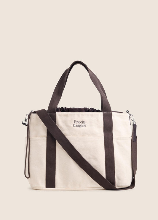 The Morgan Tote - Natural/Brown