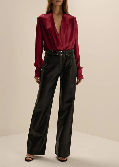 The Better Off Bodysuit - Cranberry