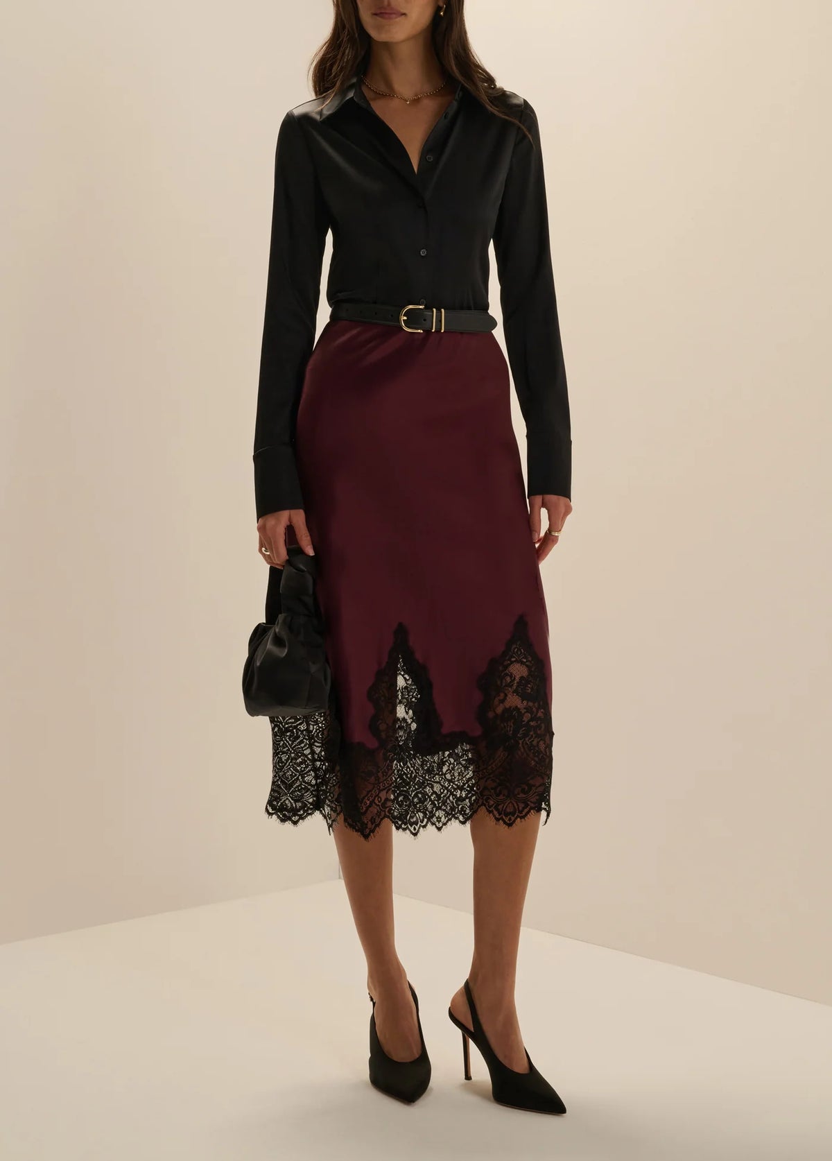 The Sweet Nothings Skirt - Port