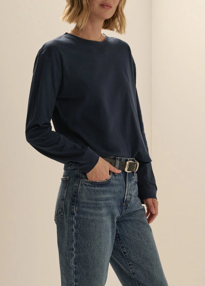 The Long Sleeve Everyday Tee - Navy