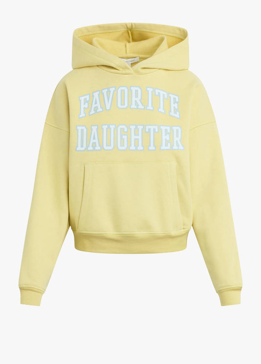 The Collegiate Hoodie - Golden/Off White