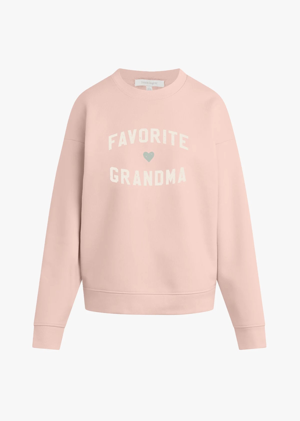 The Favorite Grandma Sweatshirt - Pale Pink Gardenia