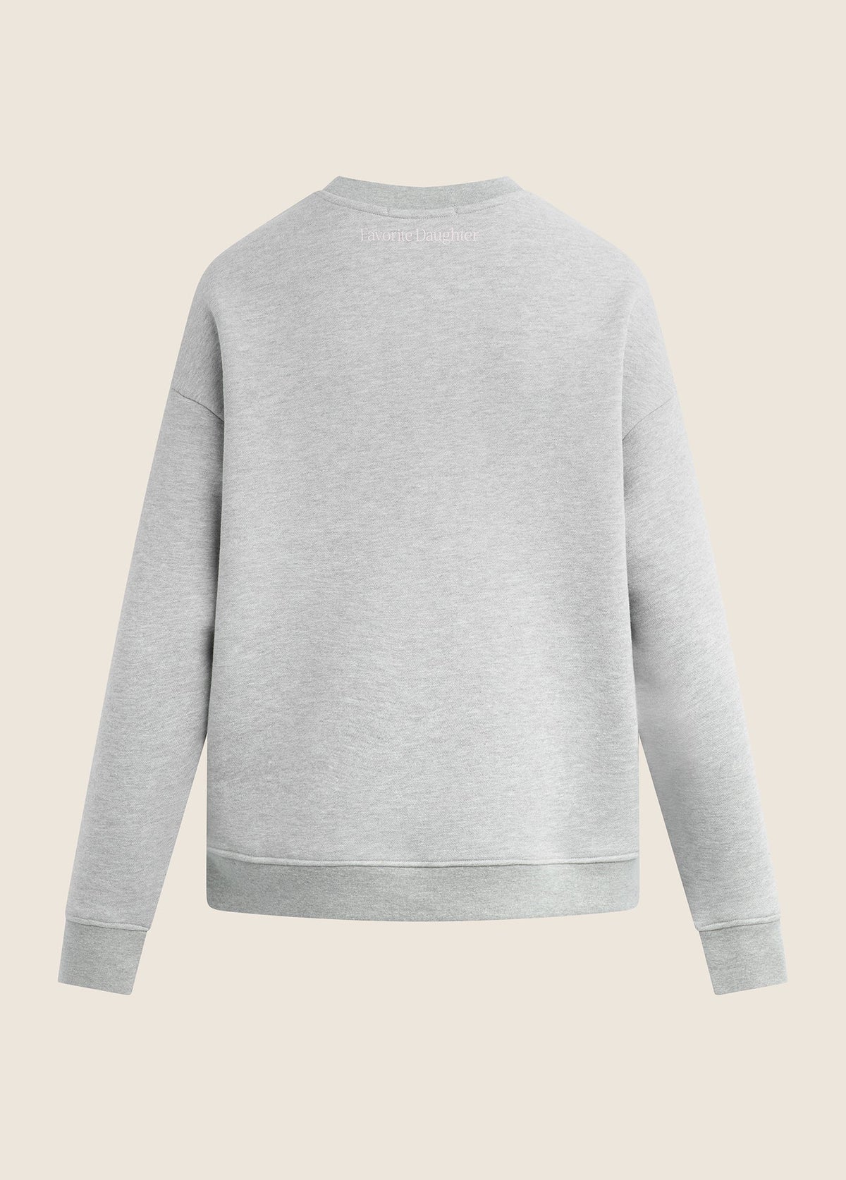 The Girl Mom Sweatshirt - Heather Grey Sweet Pink