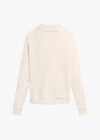 The Mom Of The Year Sweatshirt - Gardenia/Light Sage