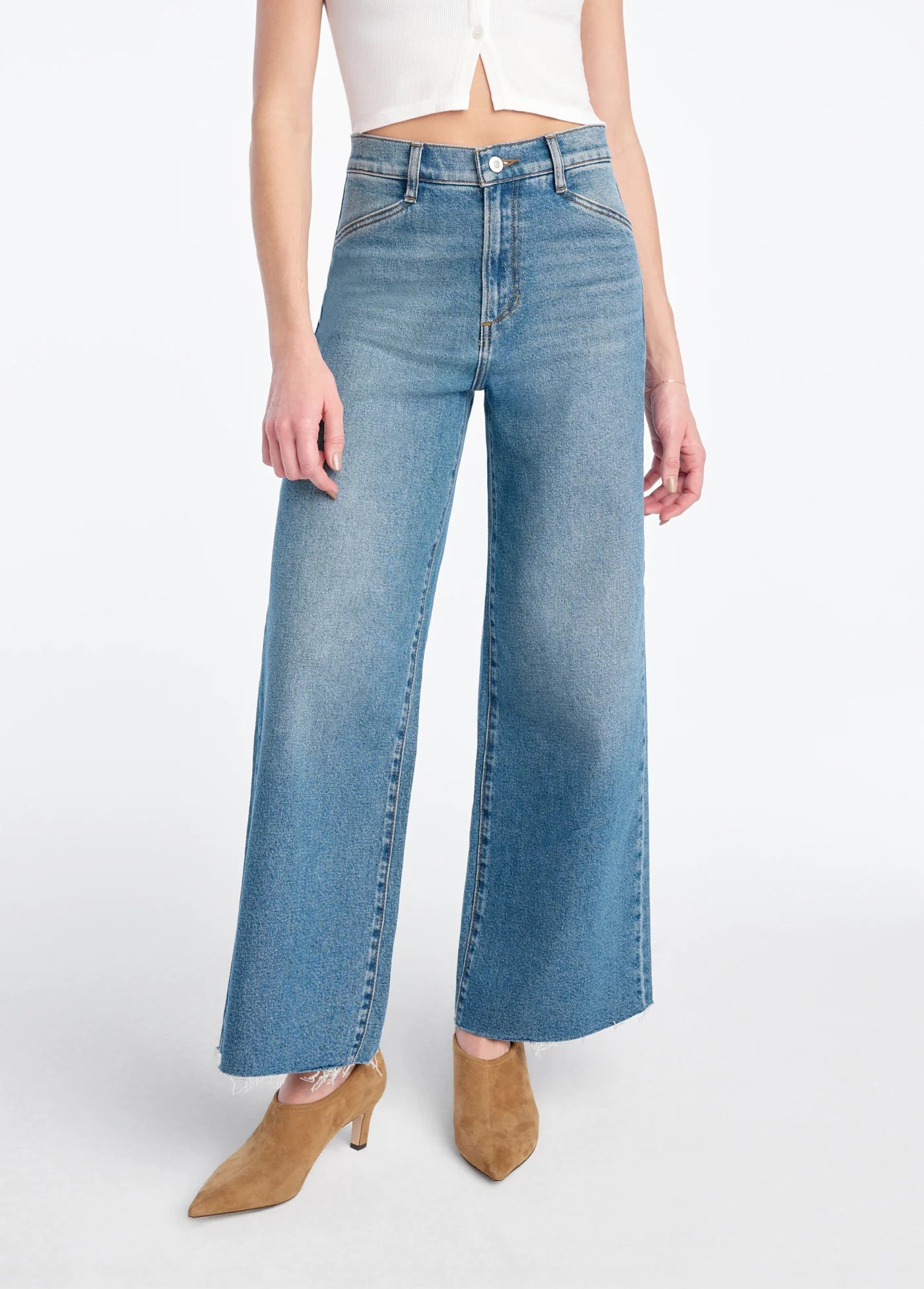The Shortie Mischa Super High Rise Wide Leg Jean - Rio
