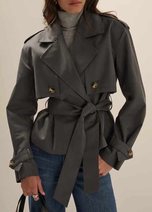 The Cropped Charles Trench - Dark Charcoal