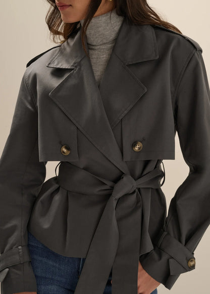 The Cropped Charles Trench - Dark Charcoal
