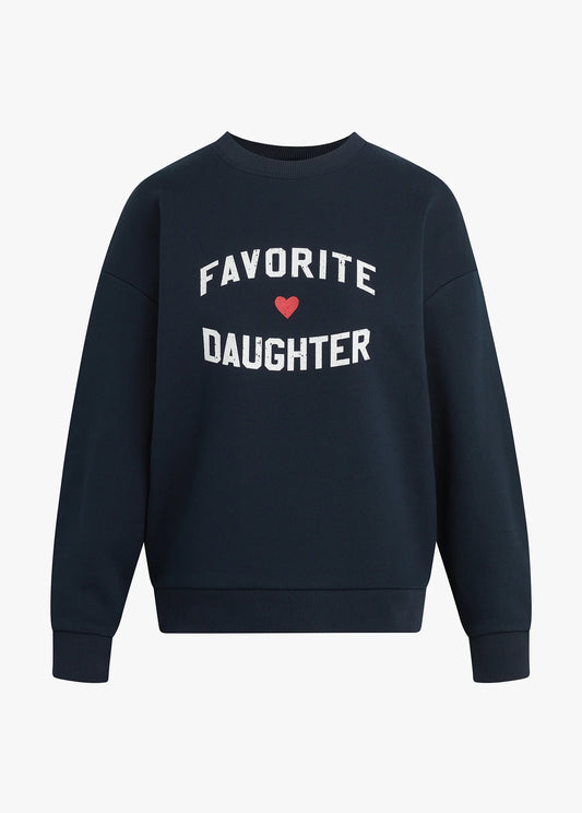 The Favorite Daughter Heart Logo Sweatshirt