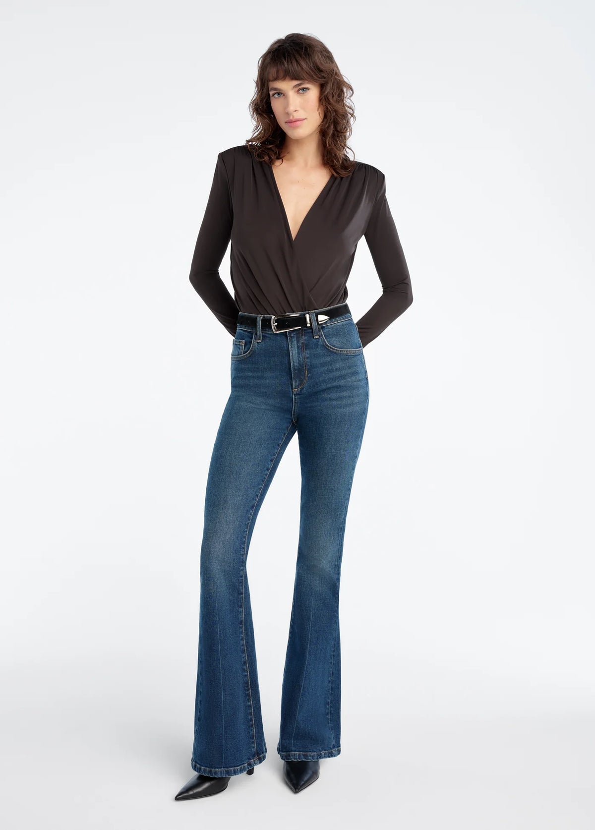 The Slinky Date Blouse - Espresso