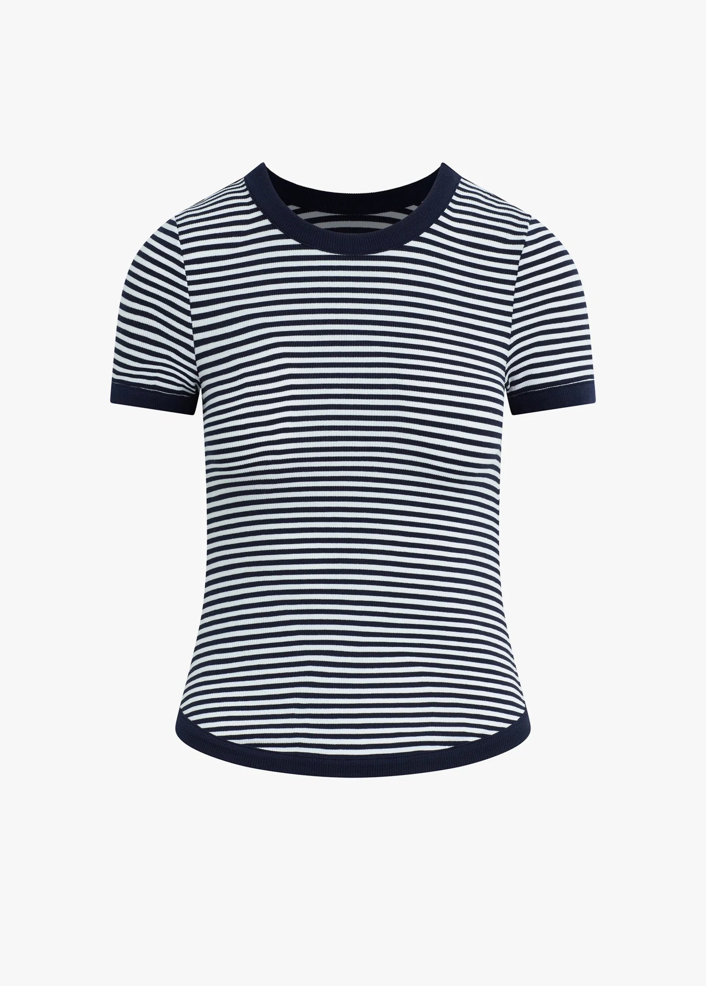 The Foundation Tee - Navy/White Stripe