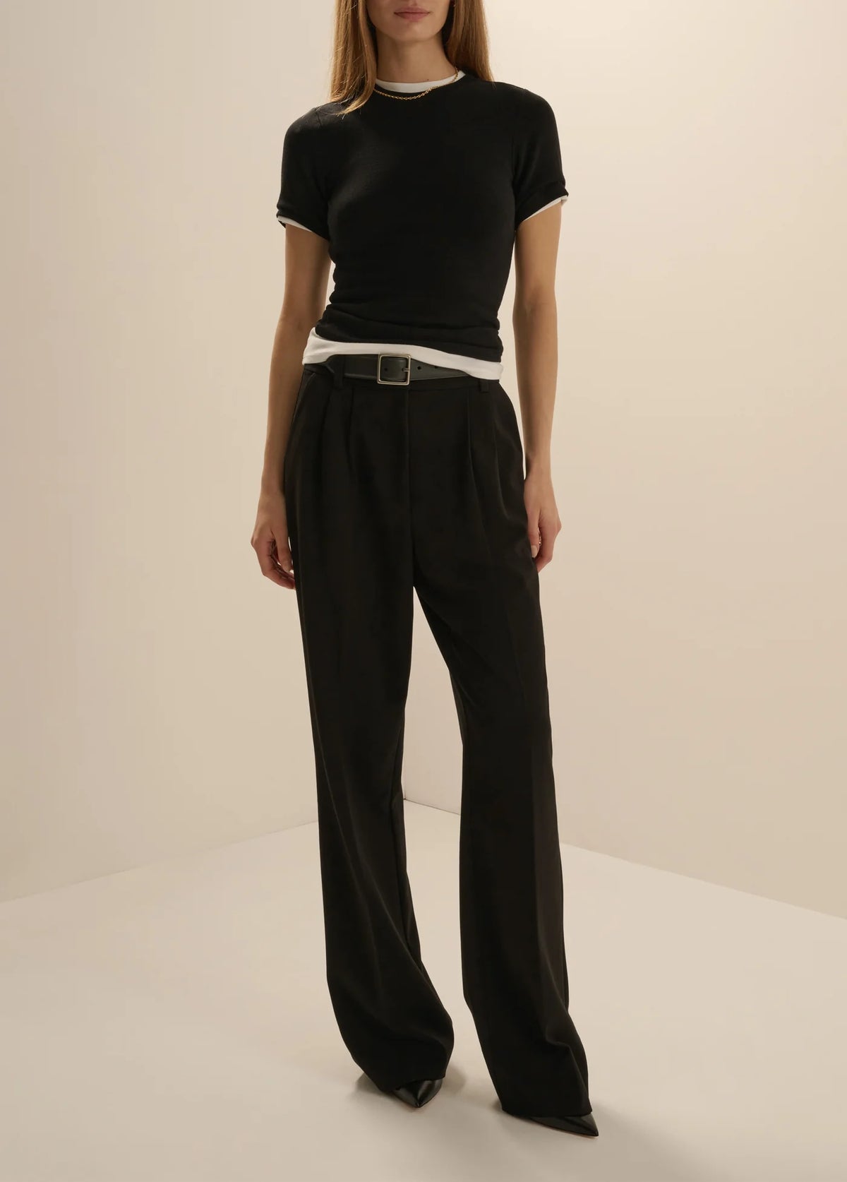 The Heritage Baby Tee - Black