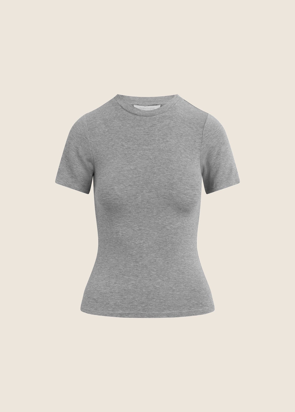 The Heritage Baby Tee - Heather Grey
