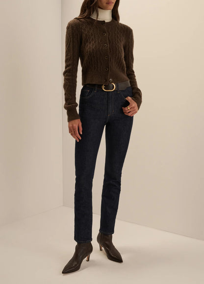 The Eleanor Cardigan - Ganache