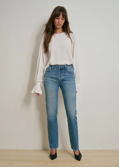 The Jen Mid Rise Slim Straight - Oslo