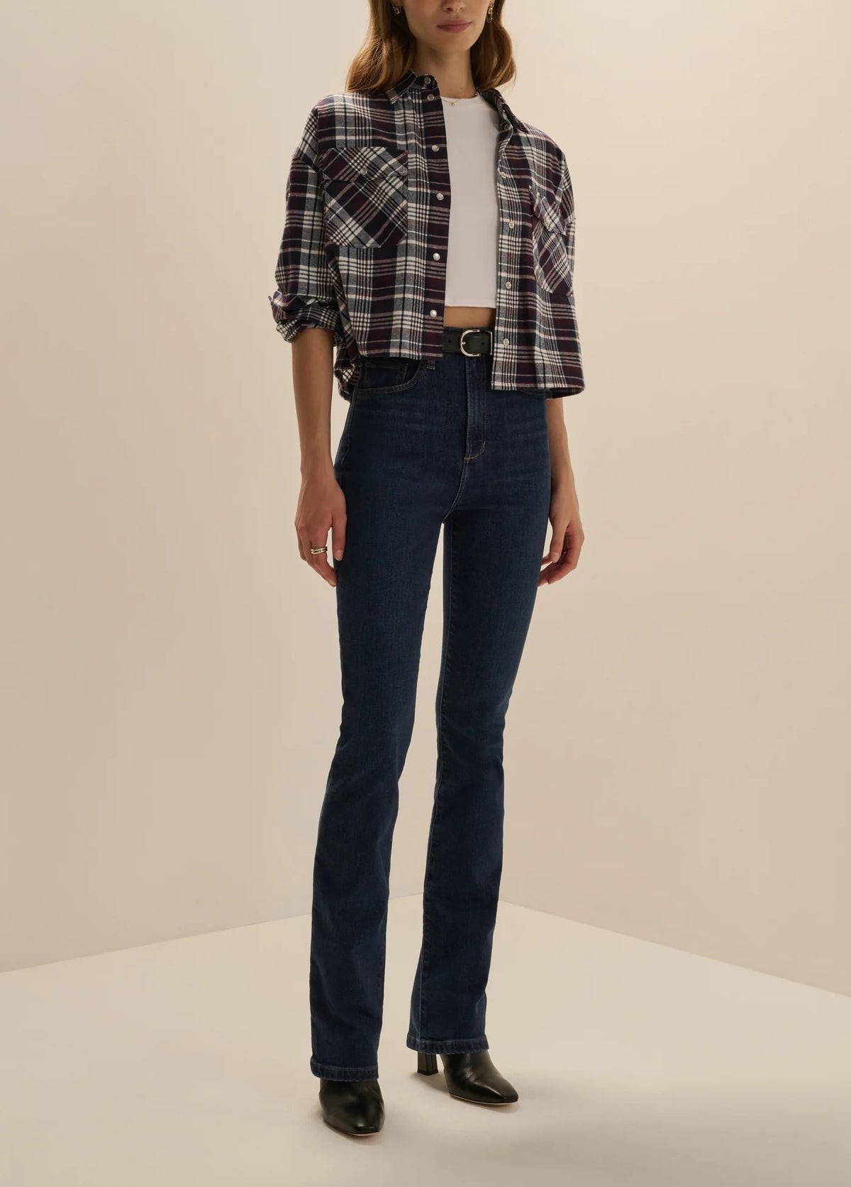 The New Habit Shirt - Navy Port Plaid