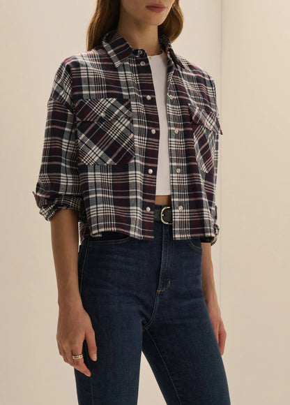The New Habit Shirt - Navy Port Plaid