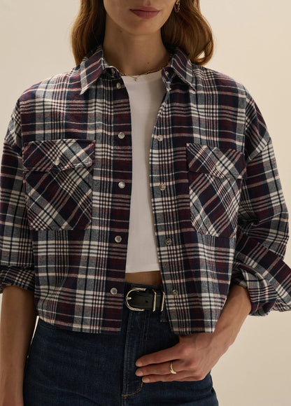 The New Habit Shirt - Navy Port Plaid