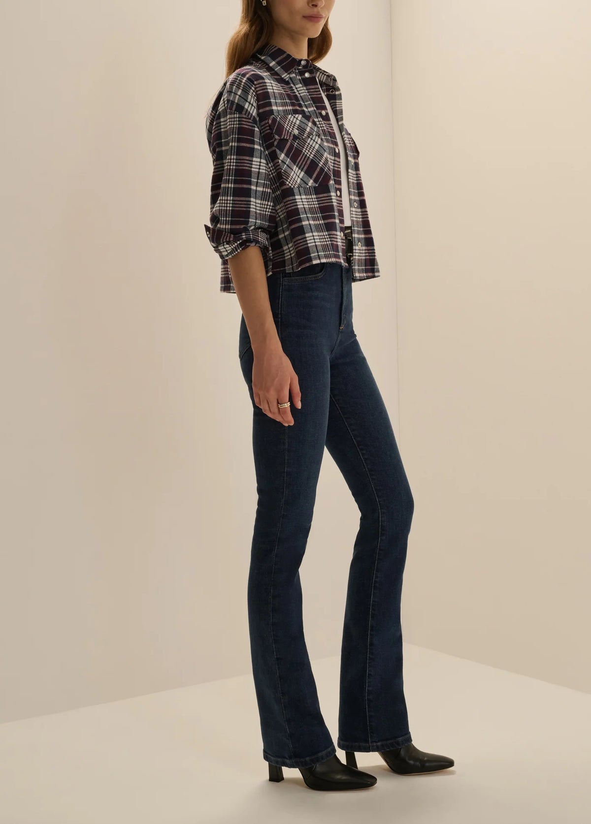 The New Habit Shirt - Navy Port Plaid