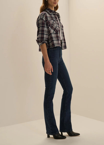 The New Habit Shirt - Navy Port Plaid