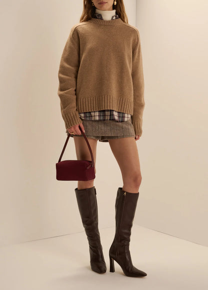 The Cashmere Sunday Morning Sweater - Camel