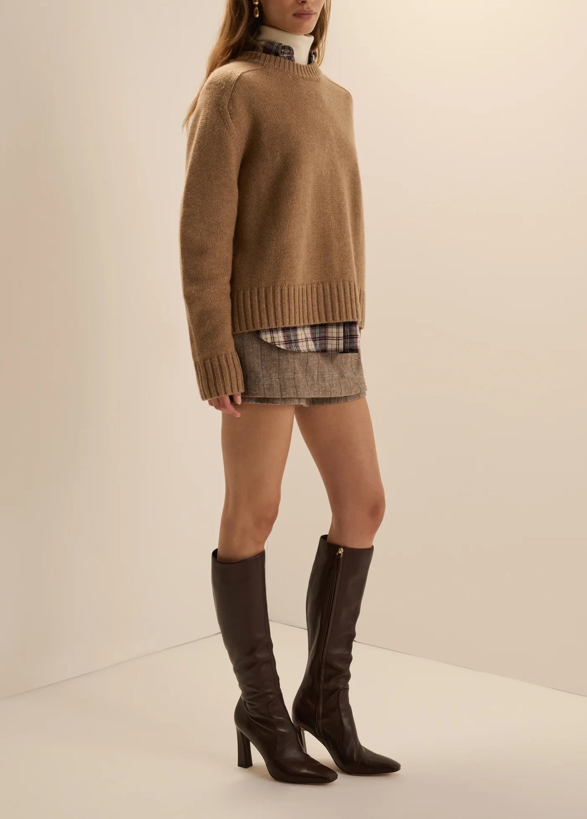 The Cashmere Sunday Morning Sweater - Camel