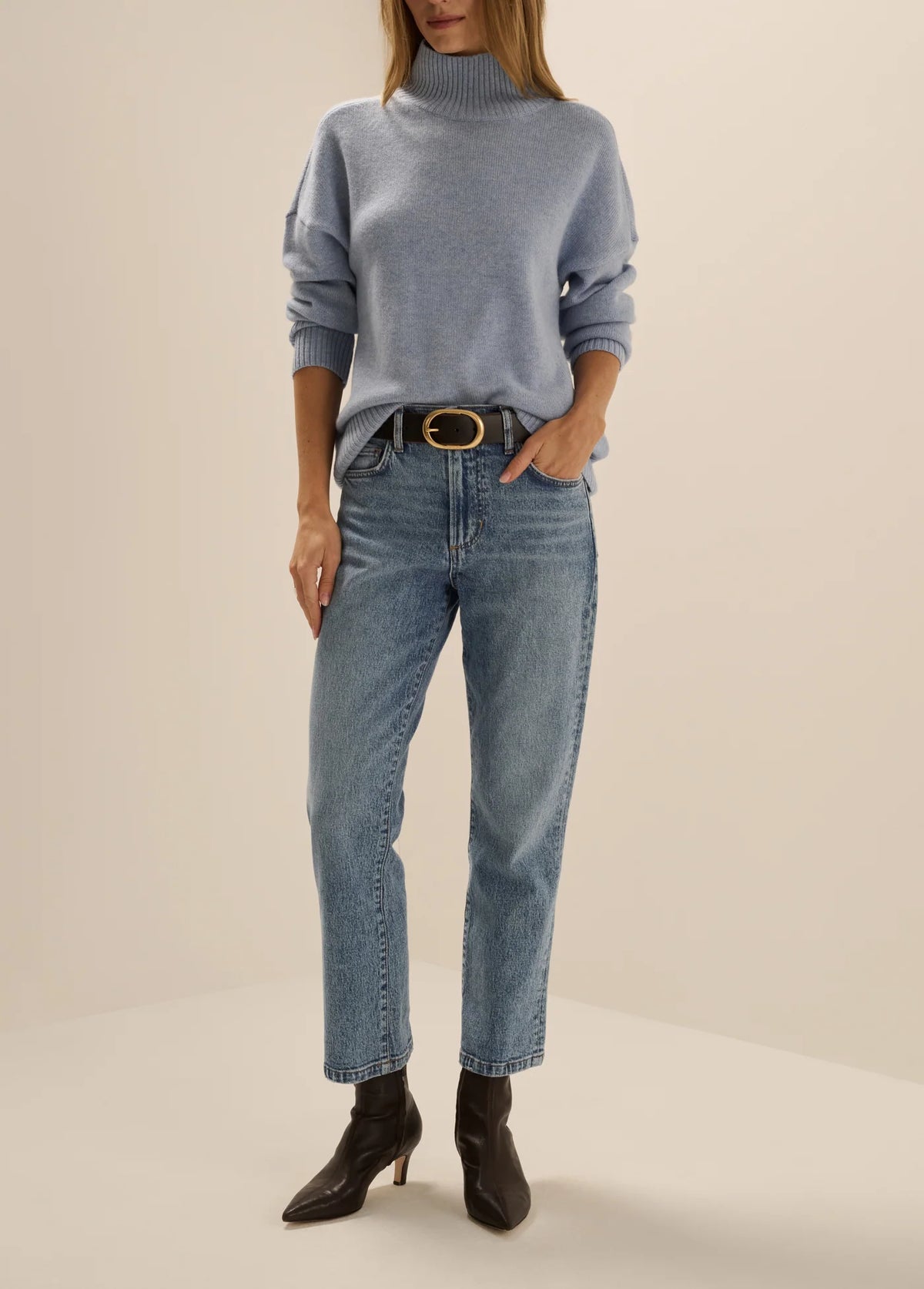 The Maddie Sweater - Baby Blue