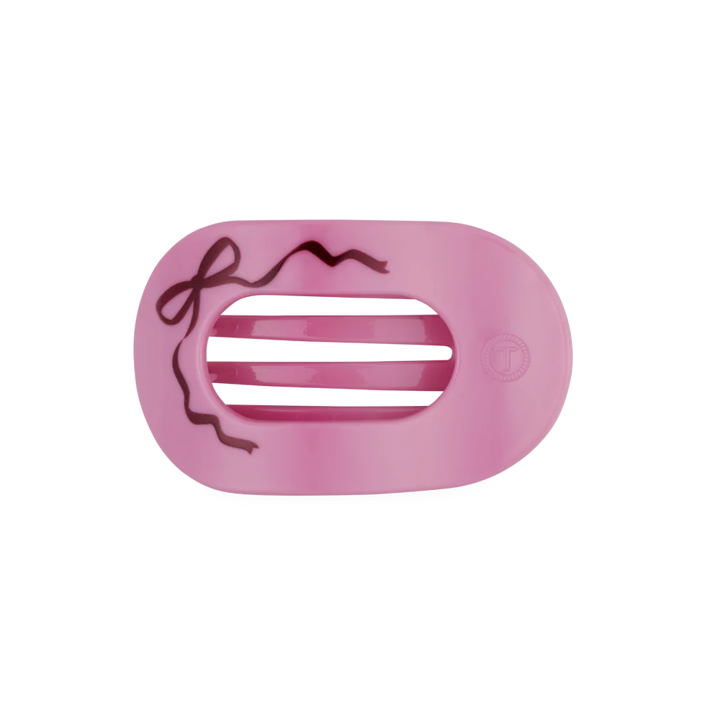Just Add a Bow Medium Flat Round Hair Clip
