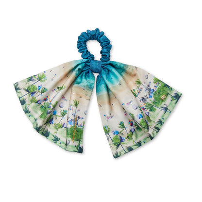 Lele Sadoughi X Gray Malin Antoinette Maui Scarf Scrunchie