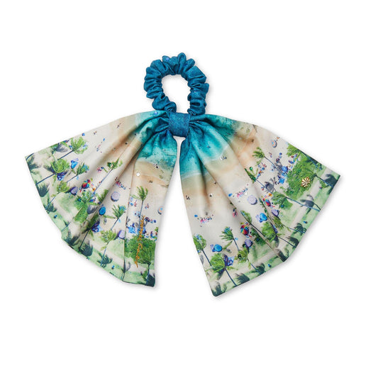Lele Sadoughi X Gray Malin Antoinette Maui Scarf Scrunchie