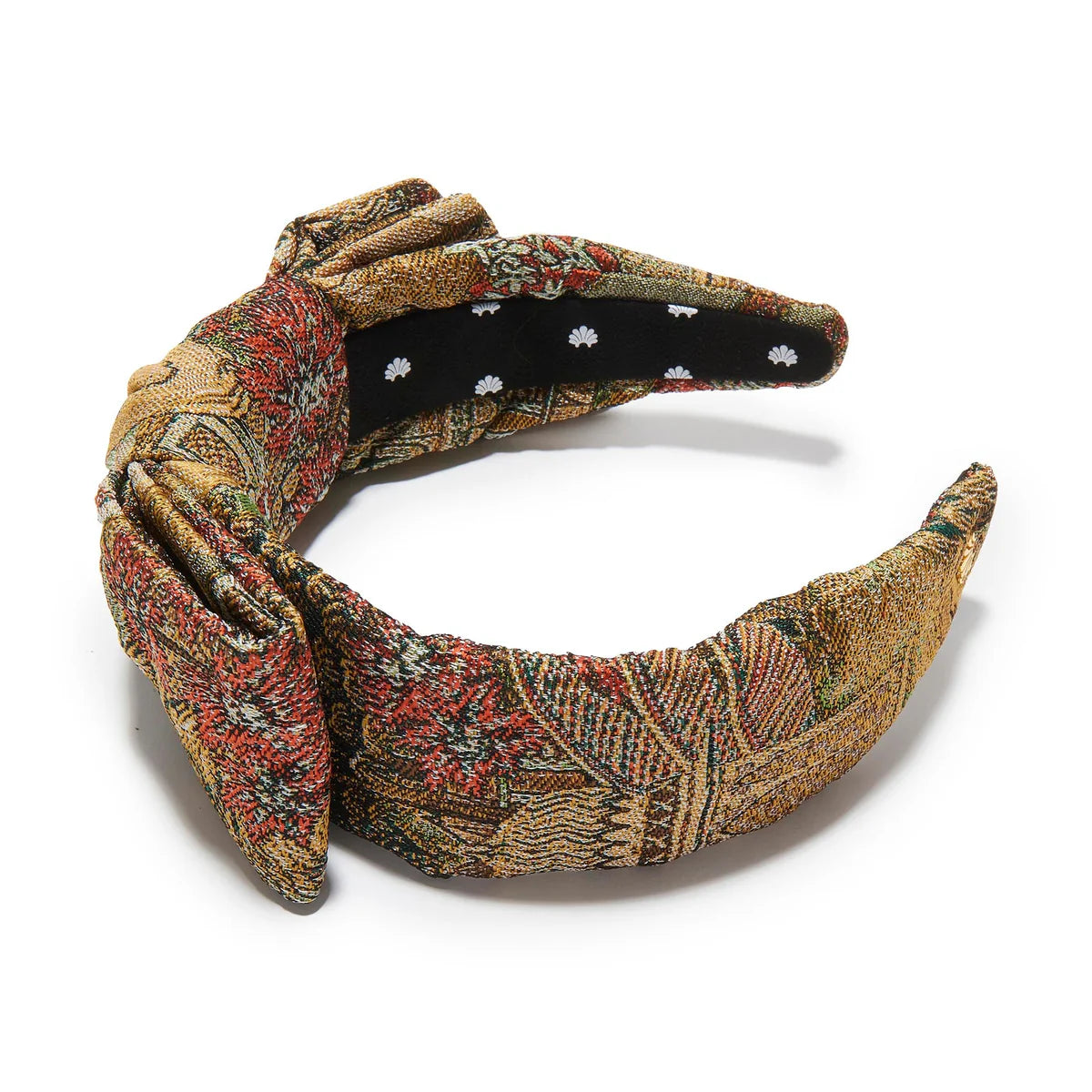 Autumn Floral Holly Jacquard Holly Headband