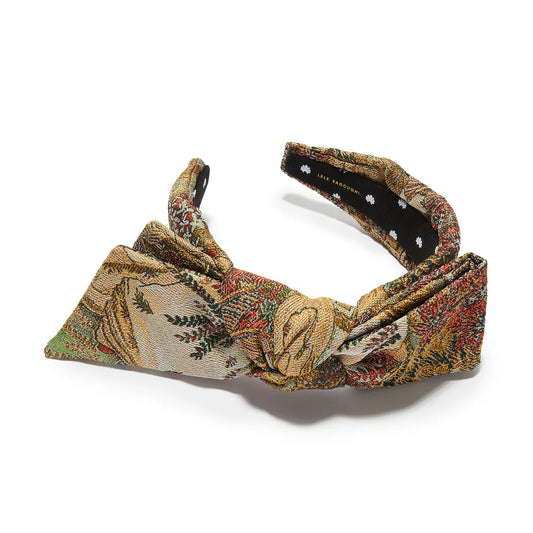 Autumn Floral Holly Jacquard Holly Headband