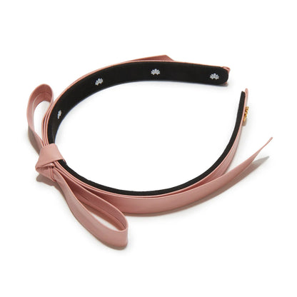 Blush Bardot Faux Leather Headband