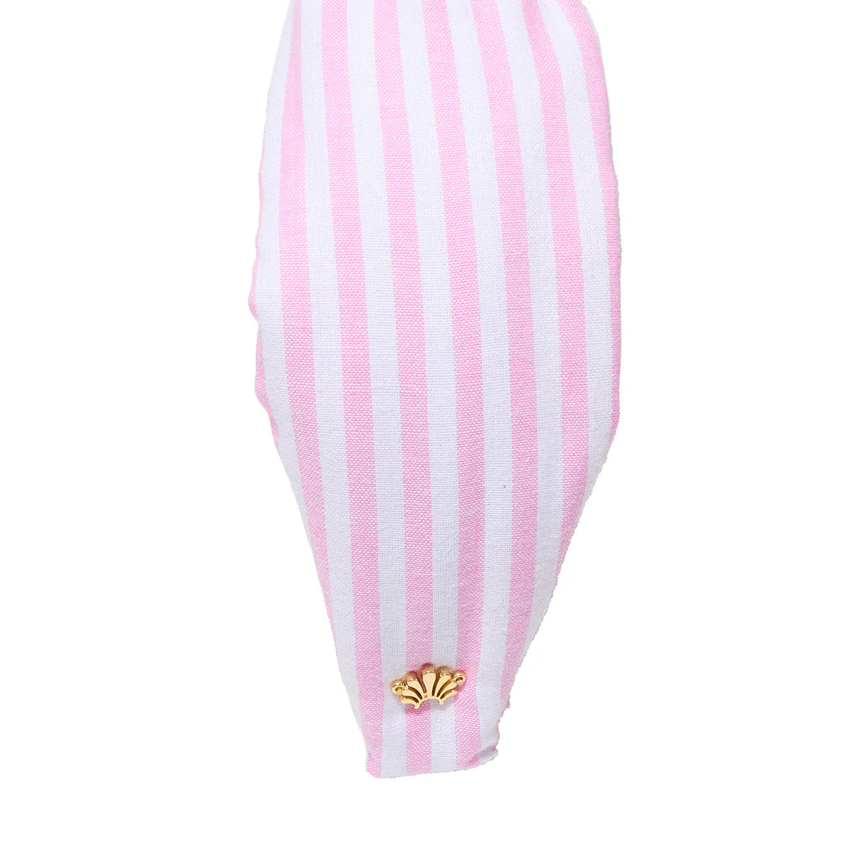 Bubblegum Knotted Cabana Stripe Headband