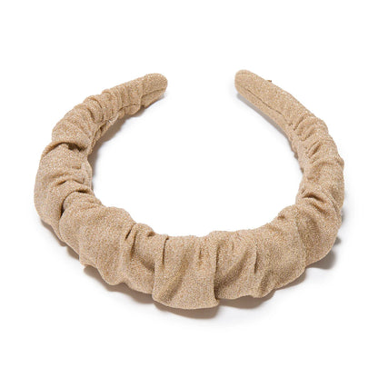 Gold Kelly Metallic Knit Headband