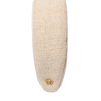 Khaki Knotted Faux Leather Trim Headband