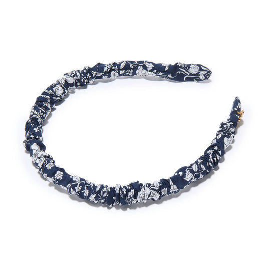Navy Blooms Jessie Americana Liberty Headband