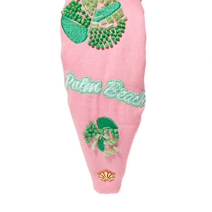 Paradise Pink Holly Palm Beach Headband