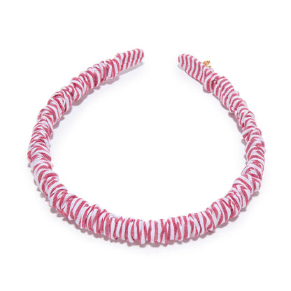 Red Jessie Seersucker Headband