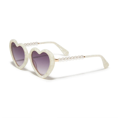 Mother Of Pearl Sweetheart Sunglasses